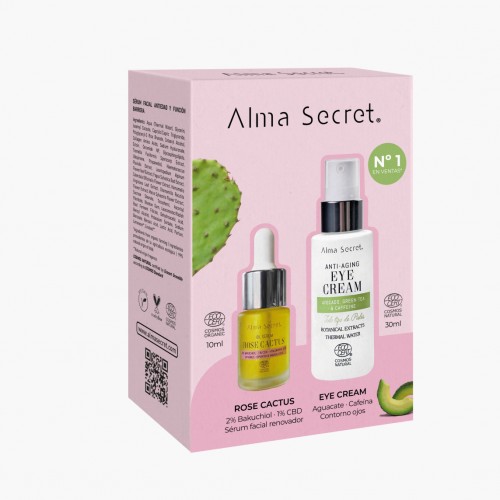 Anti-Ageing Eye Contours & Mini Rose Cactus Facial Oil Serum Facial Packs